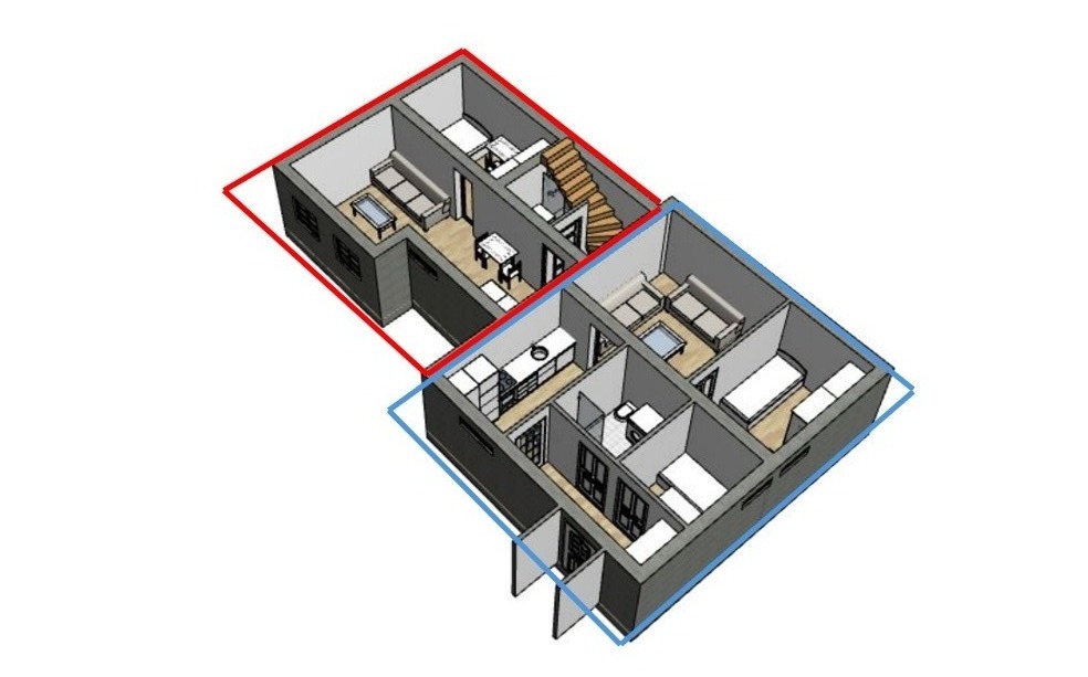 Plantegning kjeller 3D